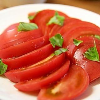 トマトのすし酢簡単サラダ